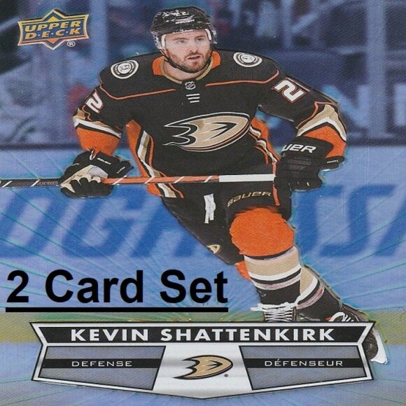 Kevin Shattenkirk  Anaheim Ducks NHL Hockey Card Collection - 2 Card Set - Picture 1 of 5